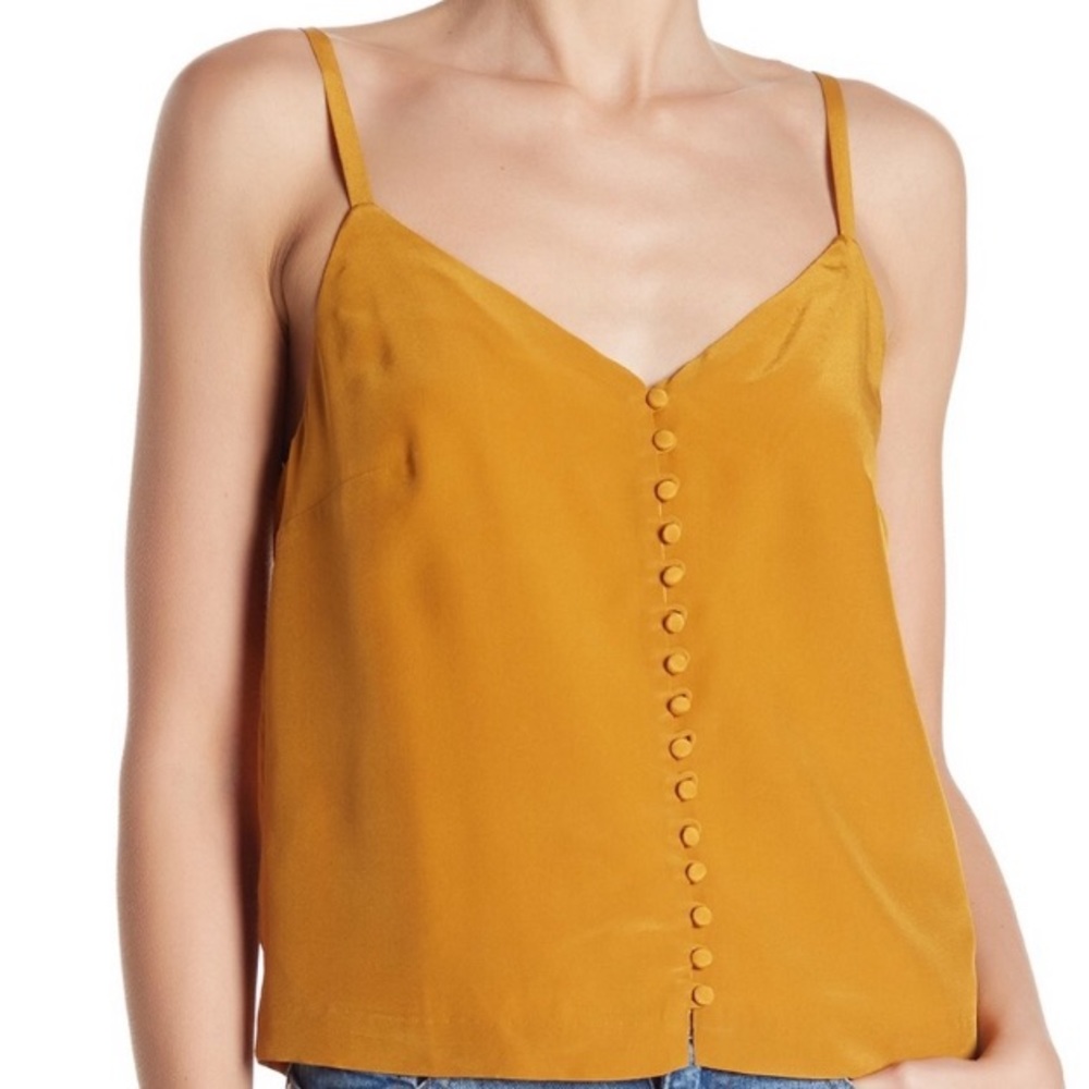 Madewell Satin Button Down Camisole